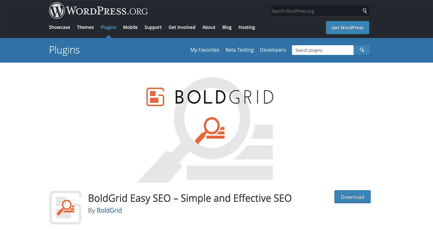 boldgrid easy seo wordpress plugin