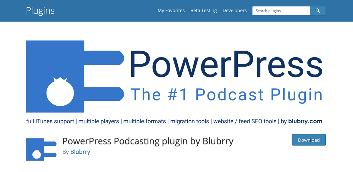 پلاگین قرار دادن صوت در وردپرس powerpress podcasting plugin