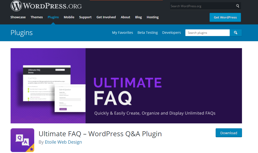 پلاگی سوالات متداول وردپرس ultimate faq wordpress plugin