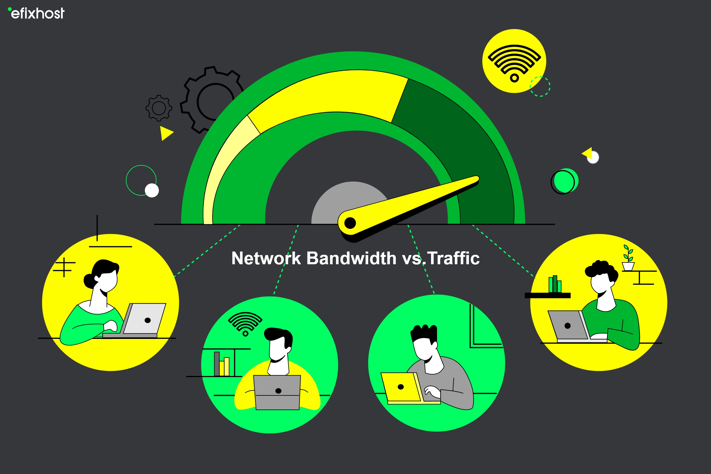 bandwidth چیست تفاوت پهنای باند و ترافیک